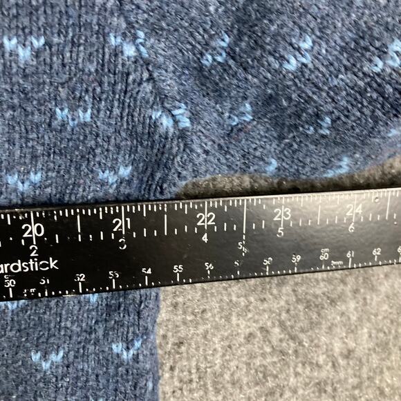 High Sierra Sweater Womens Size L Blue Multicolor V-Neck Fair Isle Knit Pullover - Picture 6 of 8
